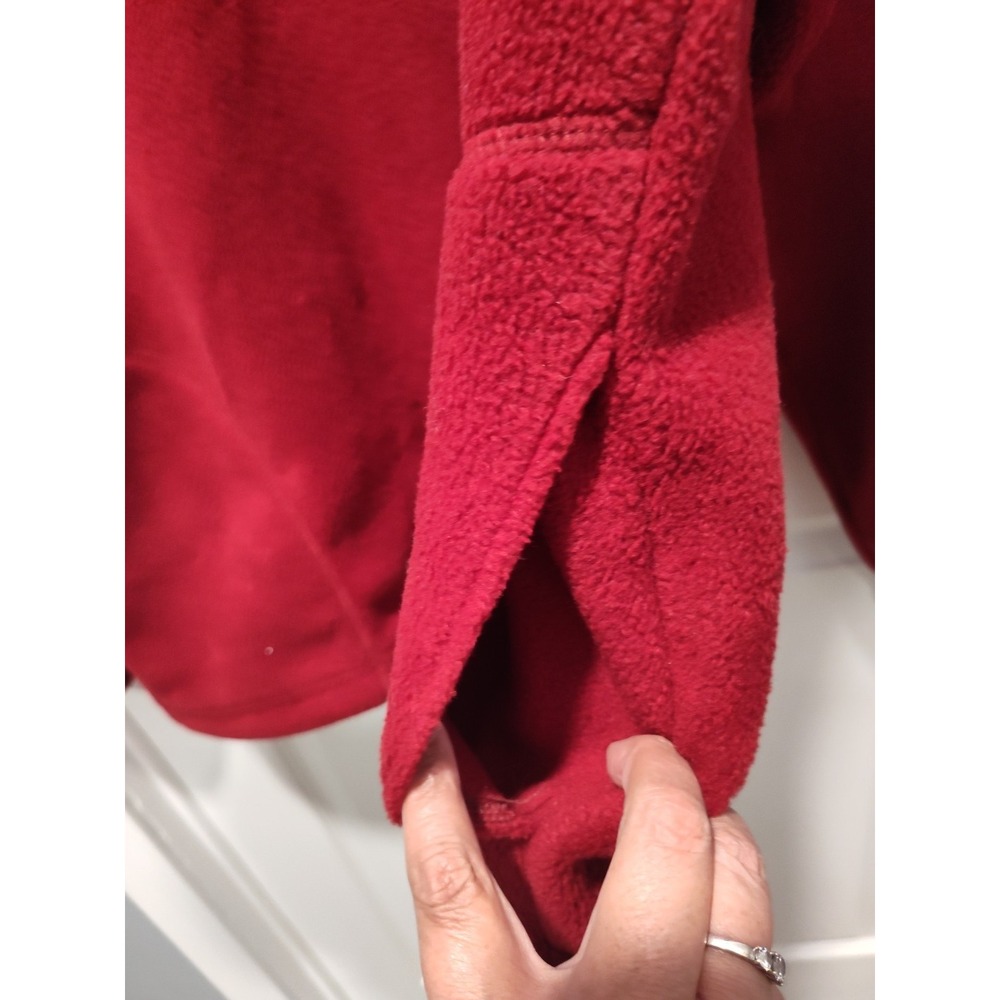 The Old Course St Andrews Swilcan Bridge Collection Red 1/4 Zip Pullover XLarge - Picture 5 of 9